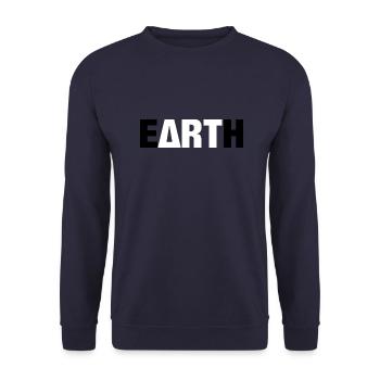 Earth is Art - Sweat-shirt Unisexe - marine - Devant - Alina (178cm) & Michal (187cm)