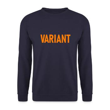 Variant Loki Timetravel Shirt - Sweat-shirt Unisexe - marine - Devant - Alina (178cm) & Michal (187cm)