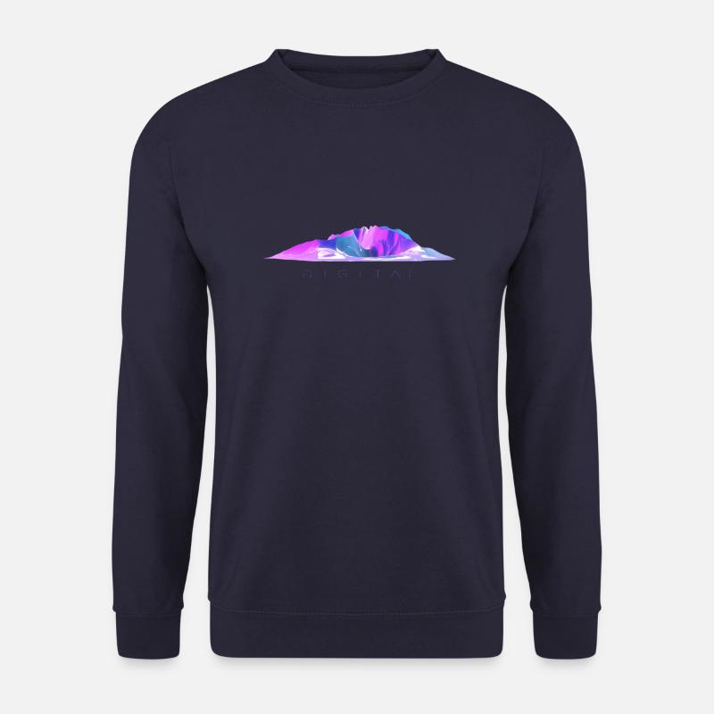 Digital - Unisex Pullover - Navy