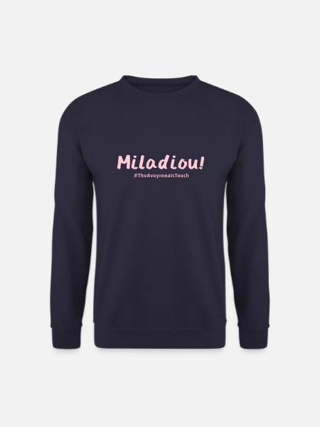 Miladiou - Sweat-shirt Unisexe - marine