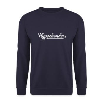 hypocondriaque - Sweat-shirt Unisexe - marine - Devant - Alina (178cm) & Michal (187cm)