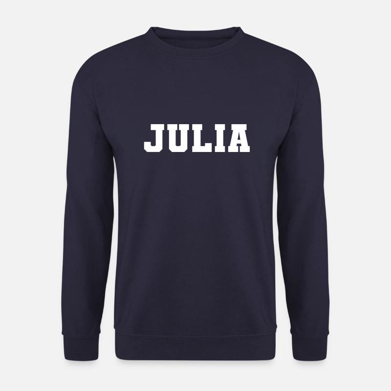 Name - Julia - Unisex Sweatshirt - navy