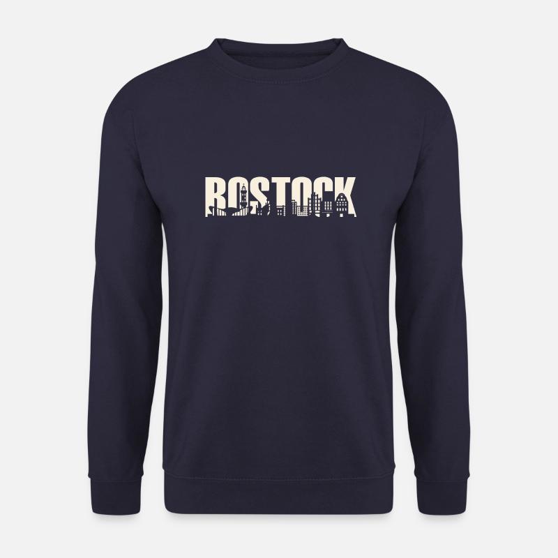 Rostock Ostsee Skyline - Unisex Pullover - Navy