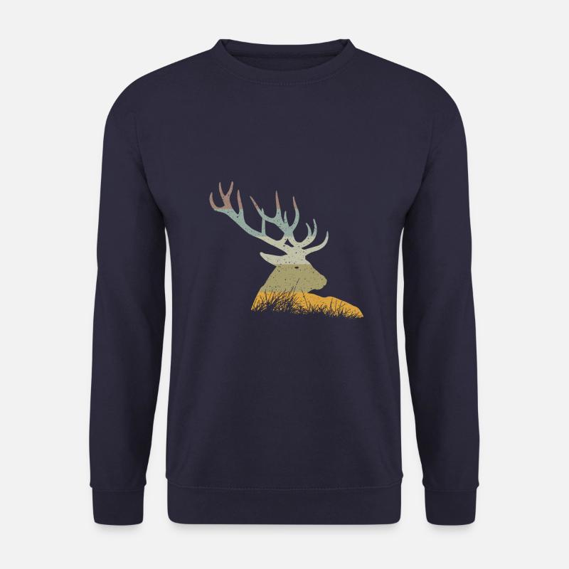 Hirsch - Unisex Pullover - Navy