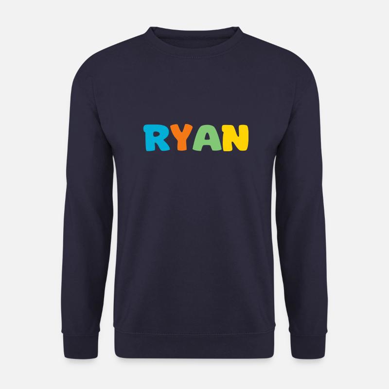 Name - Ryan - Unisex Pullover - Navy
