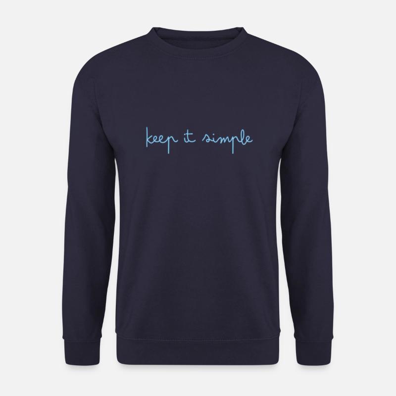 keep it simple - Unisex Pullover - Navy