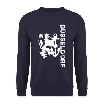 Düsseldorf - Sweat-shirt Unisexe - marine - Devant - Alina (178cm) & Michal (187cm)