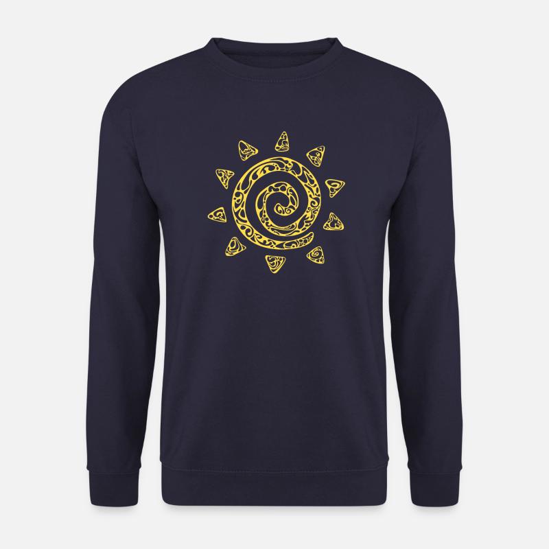 gelbe Sonne - Unisex Pullover - Navy