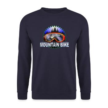 Mountainbike Brille MTB - Unisex Pullover - Navy - Vorne - Alina (178cm) & Michal (187cm)