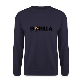 Gorilla Sport - Unisex Pullover - Navy - Vorne - Alina (178cm) & Michal (187cm)