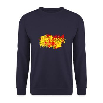 Lens is Back - Sweat-shirt Unisexe - marine - Devant - Alina (178cm) & Michal (187cm)