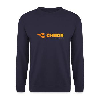 Chnor - the north - Unisex Sweatshirt - navy - Front - Alina (178cm) & Michal (187cm)