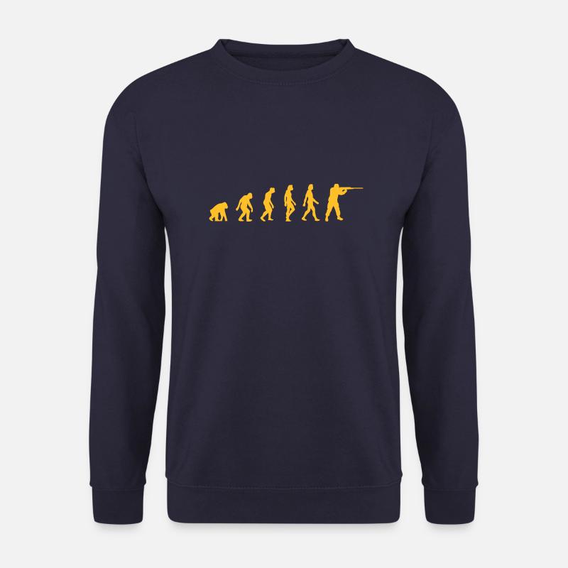 Die Evolution der Jäger - Unisex Pullover - Navy