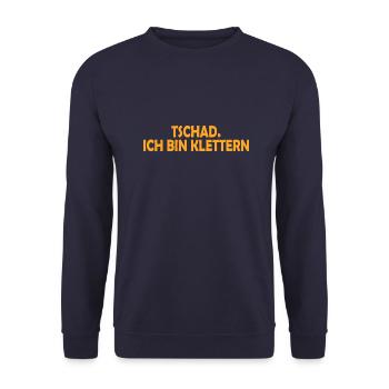 climbing - Unisex Pullover - Navy - Vorne - Alina (178cm) & Michal (187cm)