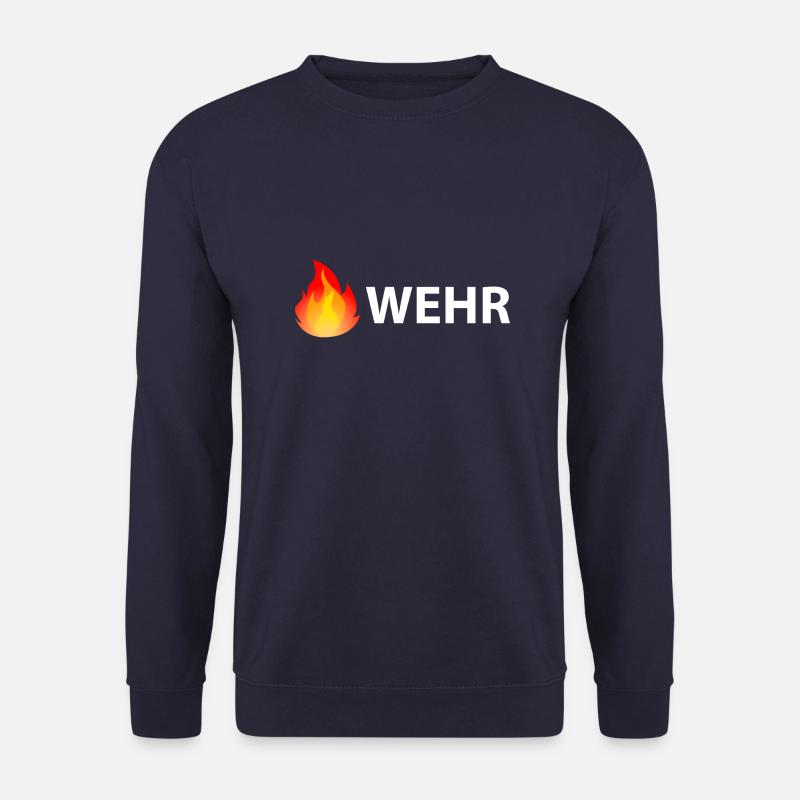 Fire Brigade Flame - Unisex Sweatshirt - navy