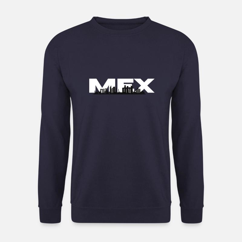 Skyline von Mexiko-Stadt - Unisex Pullover - Navy