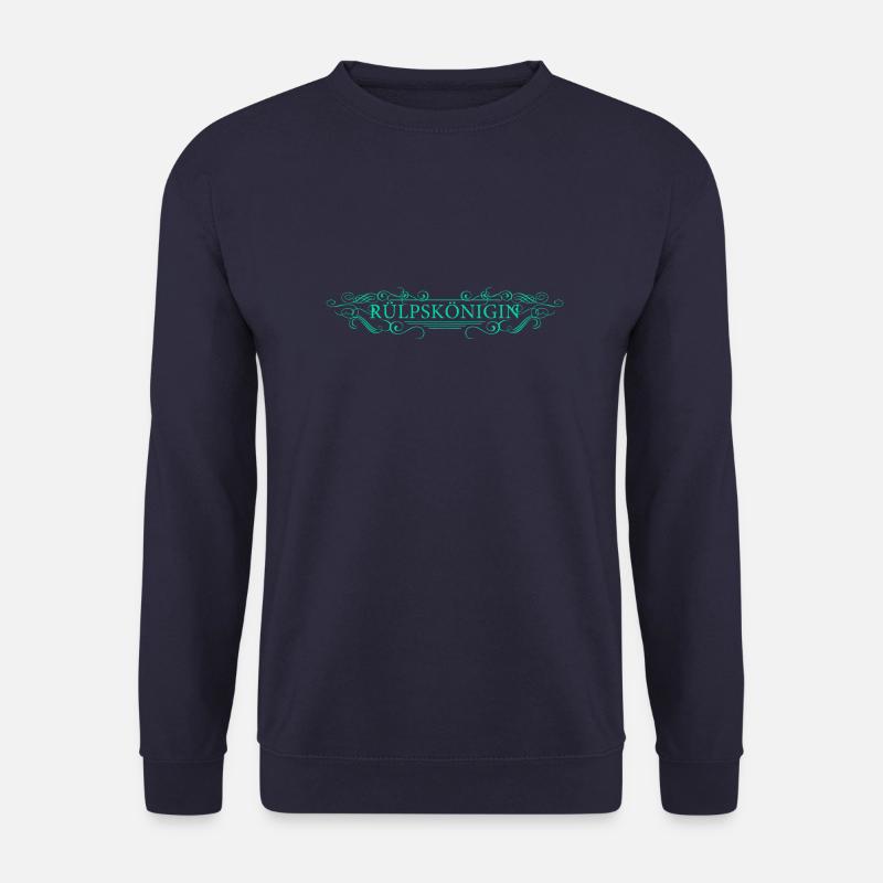 Rülpskönigin (Front) - Unisex Pullover - Navy