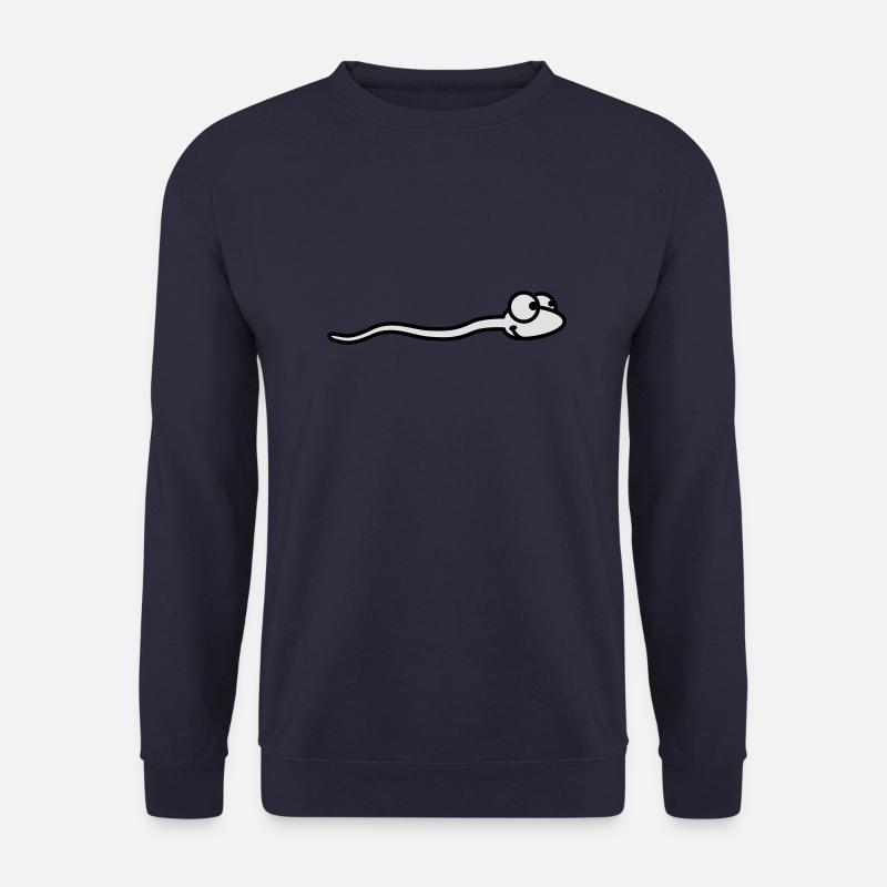 comic_sperm_2c - Unisex Pullover - Navy