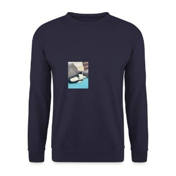 Felix - Unisex Pullover - Navy - Vorne - Alina (178cm) & Michal (187cm)