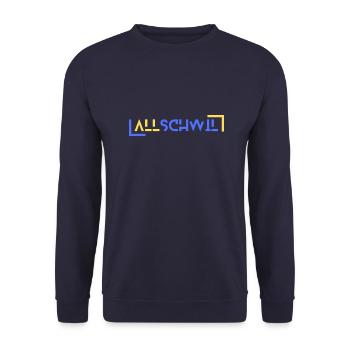 Allschwil - Unisex Pullover - Navy - Vorne - Alina (178cm) & Michal (187cm)