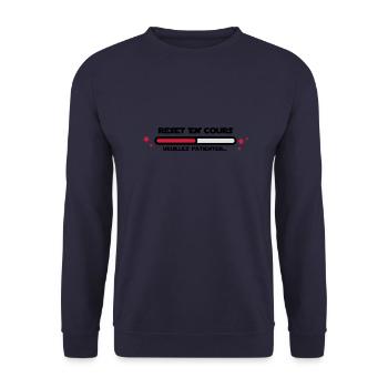 RESET en cours - Sweat-shirt Unisexe - marine - Devant - Alina (178cm) & Michal (187cm)