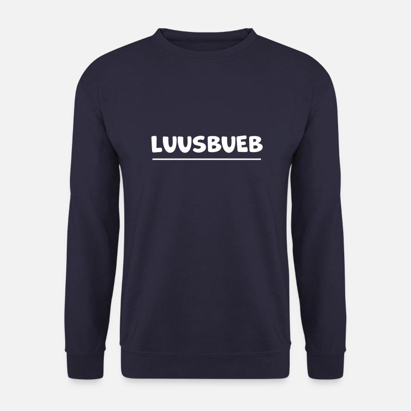 Luusbueb | Schweizerdeutsch | Schweiz | Kind - Unisex Pullover - Navy