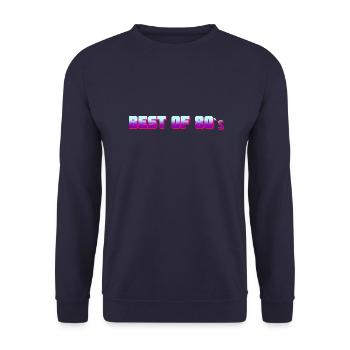 Best of 80 - Unisex Pullover - Navy - Vorne - Alina (178cm) & Michal (187cm)