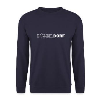 Dusseldorf - Sweat-shirt Unisexe - marine - Devant - Alina (178cm) & Michal (187cm)