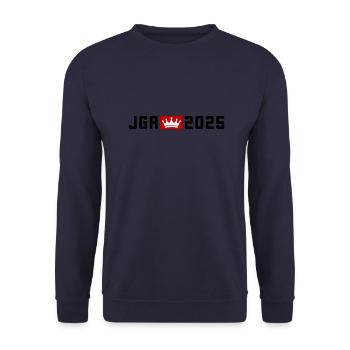 Jga 2025 Krone - Unisex Pullover - Navy - Vorne - Alina (178cm) & Michal (187cm)
