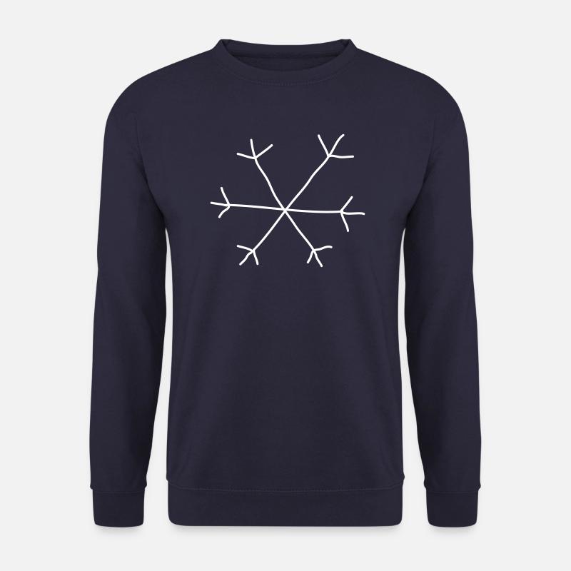 Schneeflocke - Unisex Pullover - Navy
