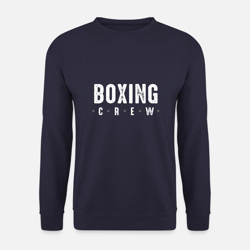 Boxing Crew - Unisex Pullover - Navy