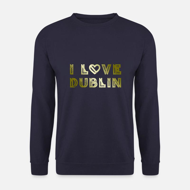 I Love Dublin - Unisex Pullover - Navy