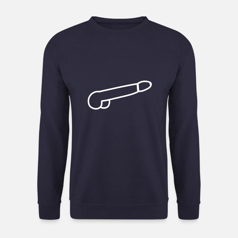 Penis Silhouette - Unisex Pullover - Navy