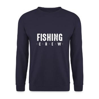 Fishing Crew - Unisex Pullover - Navy - Vorne - Alina (178cm) & Michal (187cm)