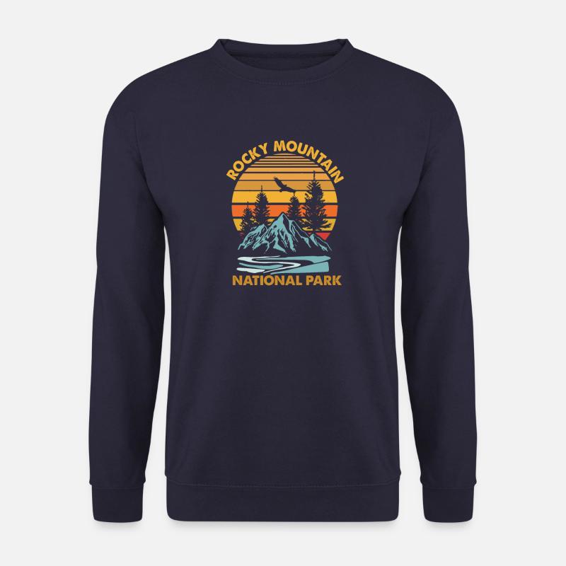 rocky mountain - Shirt - Unisex Pullover - Navy