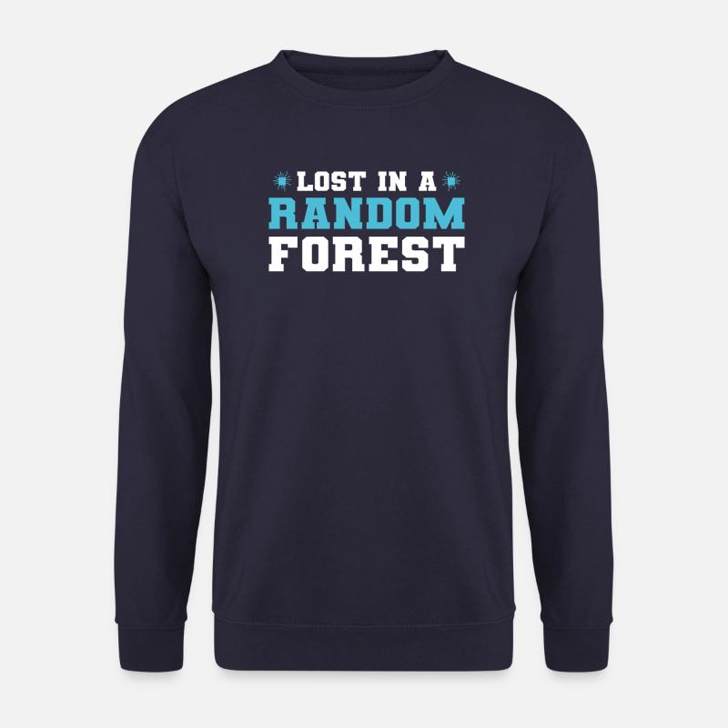 Random Forrest Lost - Shirt - Unisex Pullover - Navy