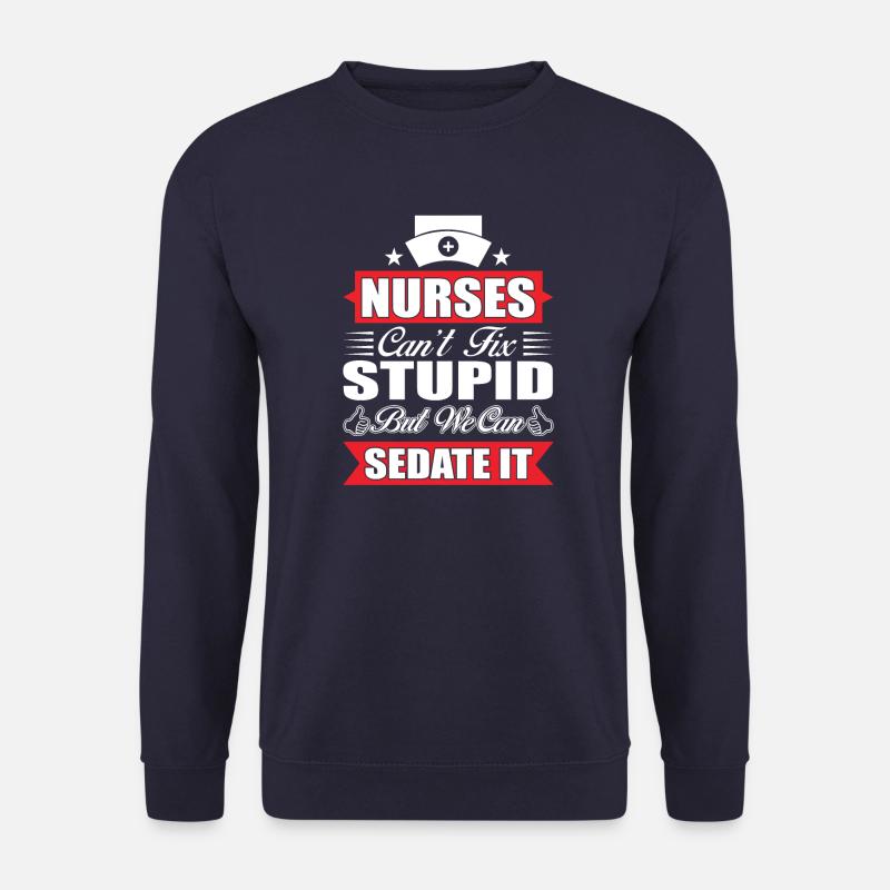 Infirmière Infirmière - Sweat-shirt Unisexe - marine