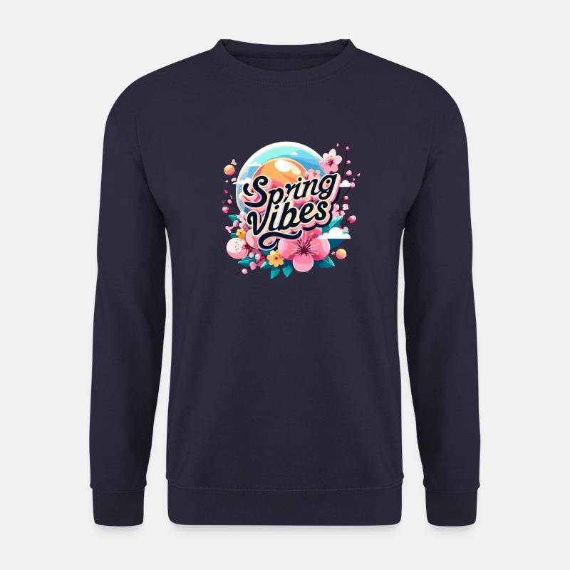 Spring Vibes Frühlingserwachen - Unisex Pullover - Navy