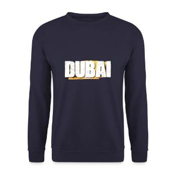Dubaï - Sweat-shirt Unisexe - marine - Devant - Alina (178cm) & Michal (187cm)