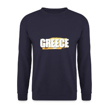 Greece - Unisex Pullover - Navy - Vorne - Alina (178cm) & Michal (187cm)