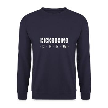 Kickboxing Crew - Unisex Sweatshirt - navy - Front - Alina (178cm) & Michal (187cm)