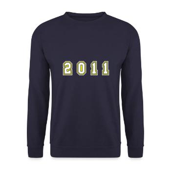 Numéro de l’année 2011 - Sweat-shirt Unisexe - marine - Devant - Alina (178cm) & Michal (187cm)