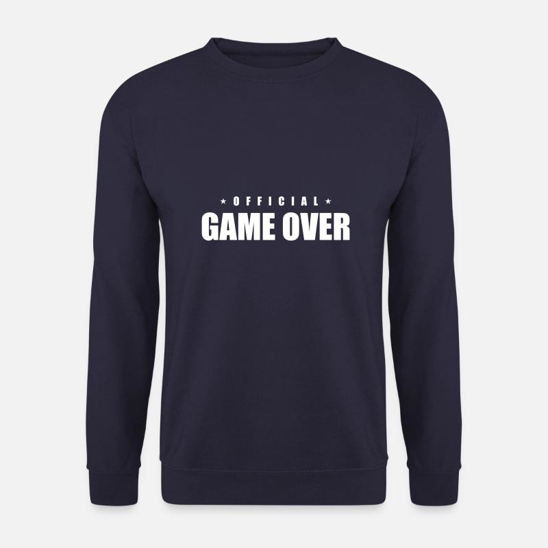 Game Over Spruch - Unisex Pullover - Navy