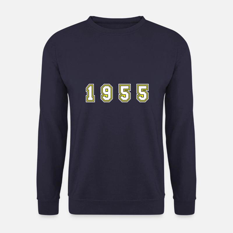 Numéro de l’année 1955 - Sweat-shirt Unisexe - marine
