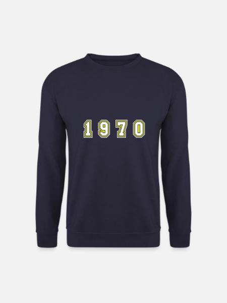 1970 Year Number - Unisex Sweatshirt - navy