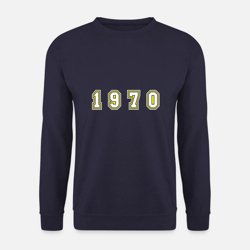 1970 Jahr Zahl - Unisex Pullover - Navy