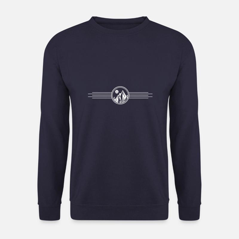 Berge Symbol - Unisex Pullover - Navy