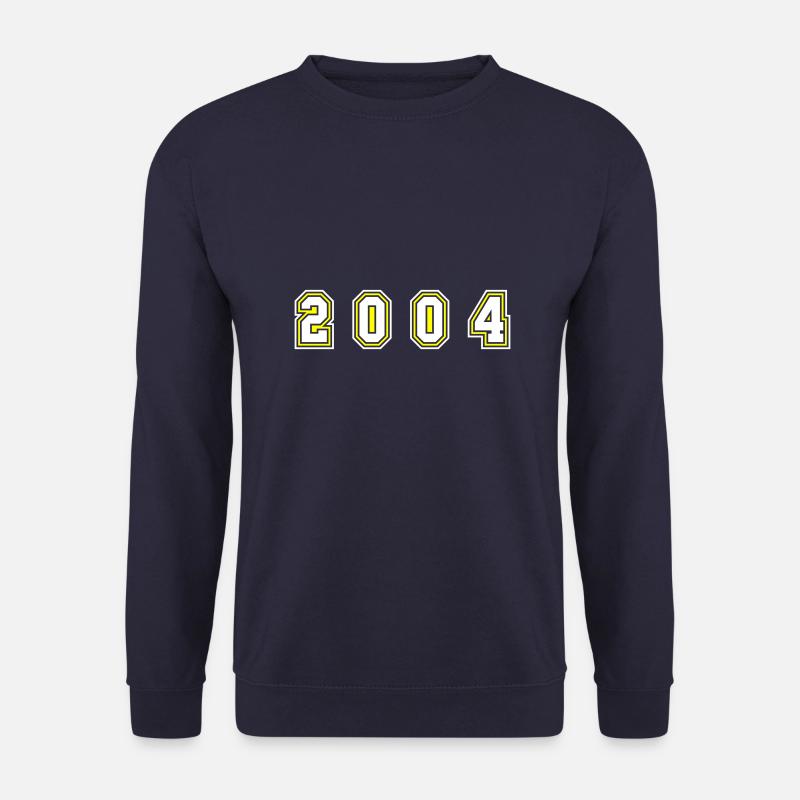2004 Jahr Zahl - Unisex Pullover - Navy