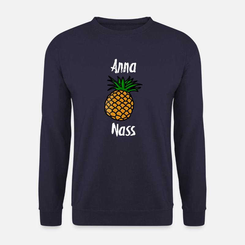 Ananas Fun cool anna pineapple Geschenk Lustig - Unisex Pullover - Navy
