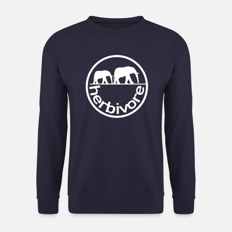 Eléphant herbivore - Sweat-shirt Unisexe - marine